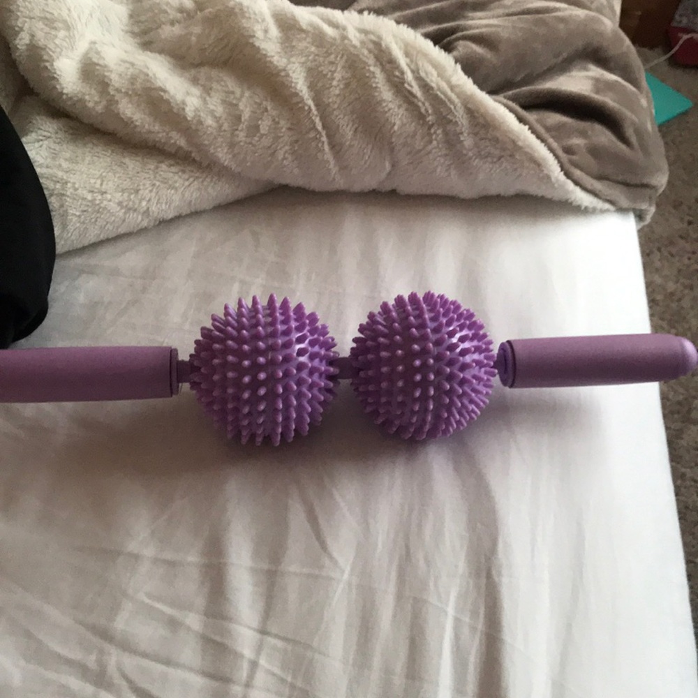 Back rolling massager